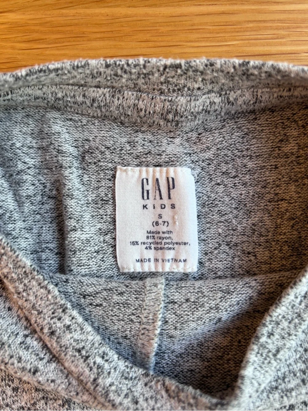 GAP Kids Grey Marled Knit Top